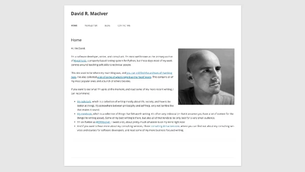 David R. MacIver
