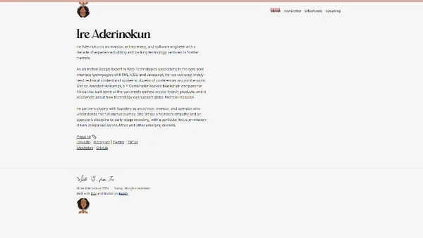 Ire Aderinokun