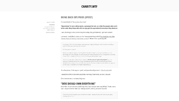 Charity Majors