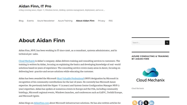 Aidan Finn