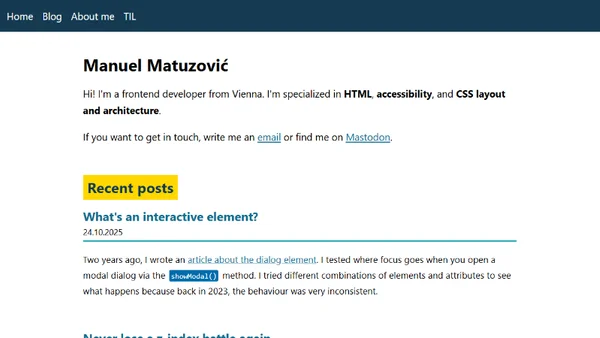 Manuel Matuzovic