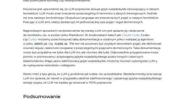 Język wszędobylski (Ubiquitous Language)