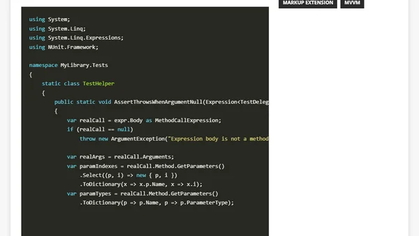 Easy unit testing of null argument validation