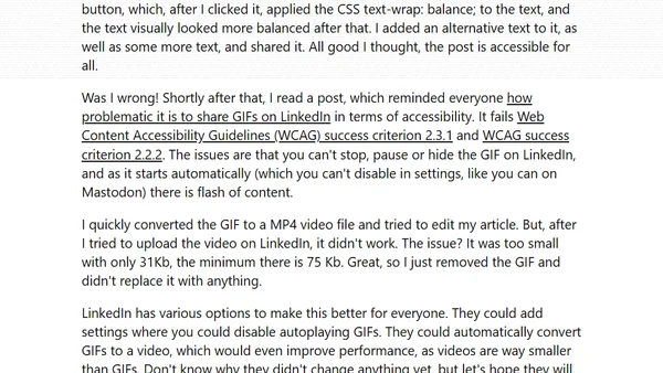 Not sharing GIFs