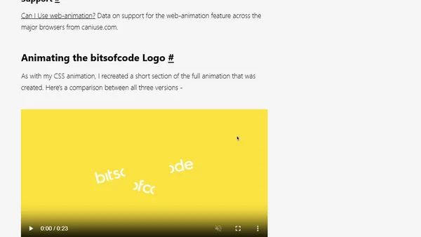 CSS Animations vs the Web Animations API: A Case Study