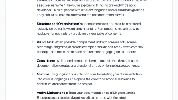Building Bridges, Not Walls: The Importance of Documentation in Open Source Projects