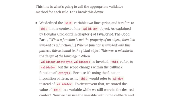 Build a Simple Validator Service in JavaScript