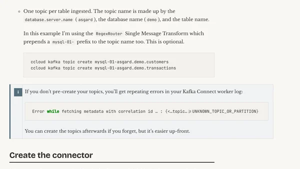 Using Kafka Connect and Debezium with Confluent Cloud