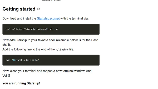 Starship Prompt
