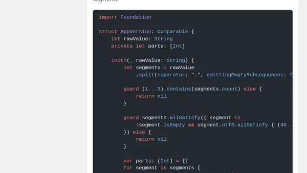 Check For A New App Version Using Apple APIs