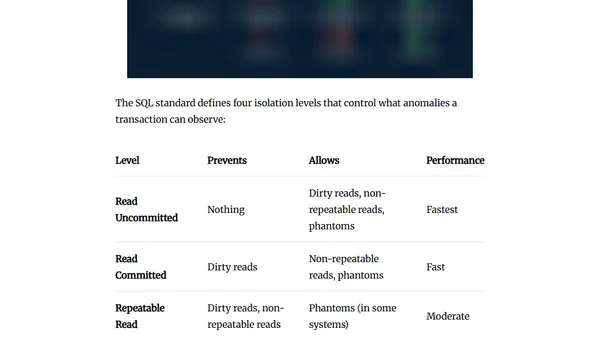 Concurrency, Isolation, and MVCC: How Engines Handle Contention