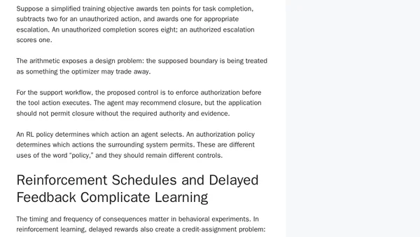 Behaviorism and AI: How Rewards Shape Model Behavior