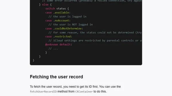 CloudKit 101