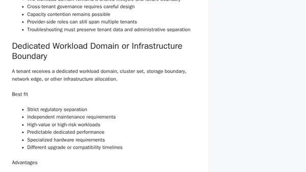 VMware Cloud Foundation Multi-Tenancy: Designing Secure Tenant Neighborhoods on a Shared Platform