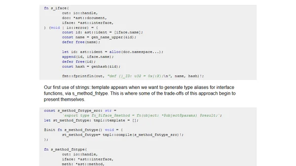 Codegen in Hare v2