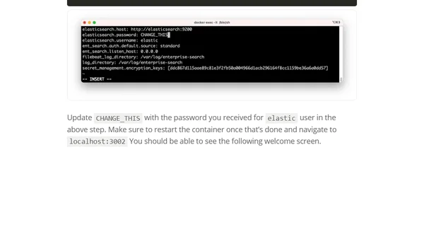 Setting up Elastic Workplace Search with Docker