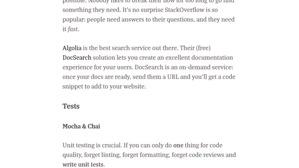 Setup For an Open Source JavaScript Project