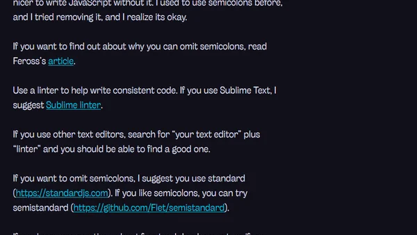 Should you use semicolons in JavaScript?