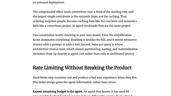 Governing What Agents Cost You