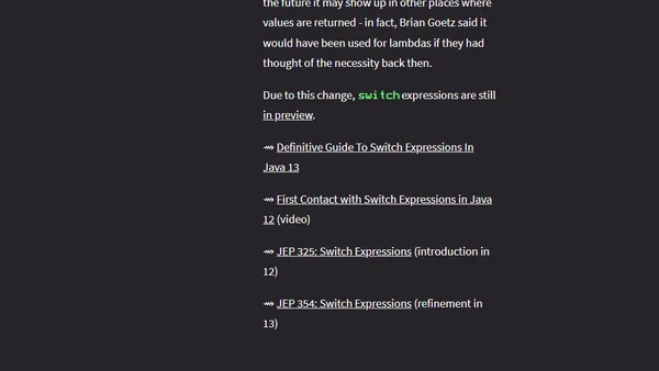 Definitive Guide To Java 13