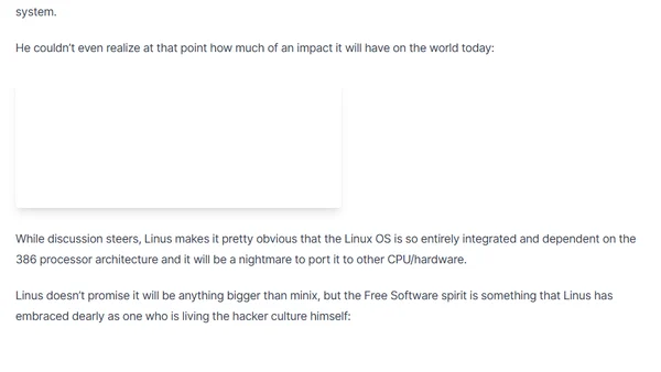 The Dawn of Linux