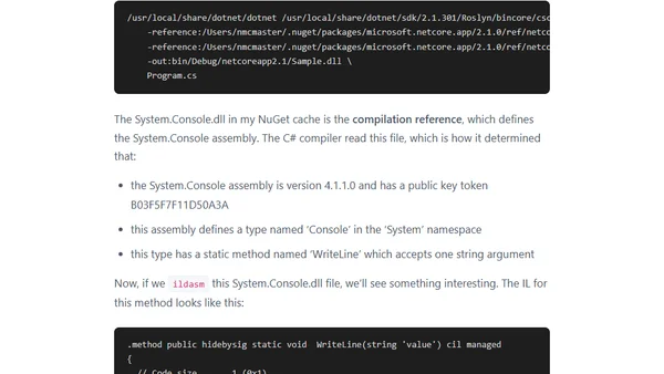 Deep-dive into .NET Core primitives: inside a .dll file