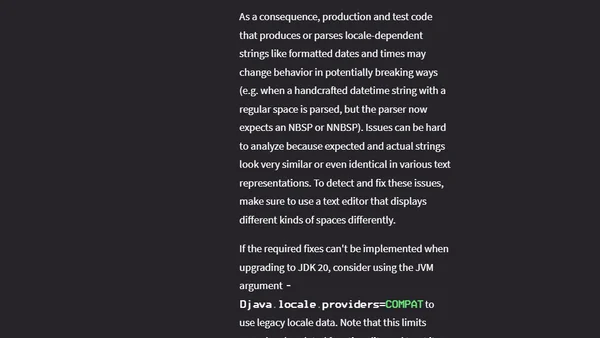 JDK 20-23: Support For Unicode CLDR Version 42