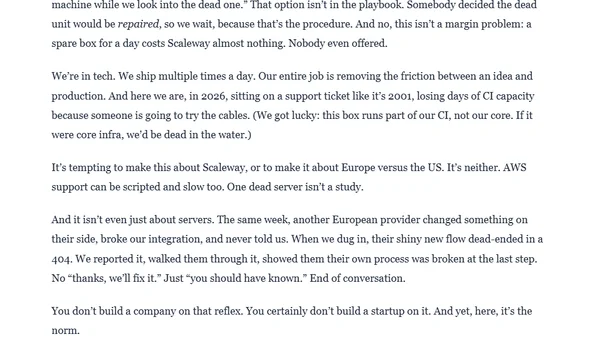 Europe's Cloud Problem Isn't the Tech. It's the Mindset.