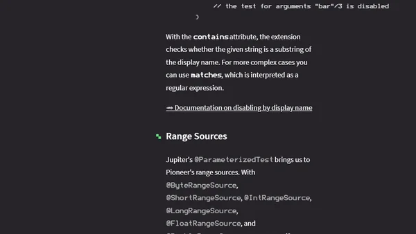 JUnit Pioneer 1.0