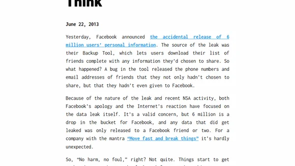Facebook's Recent Data Leak is Worse Than You Think