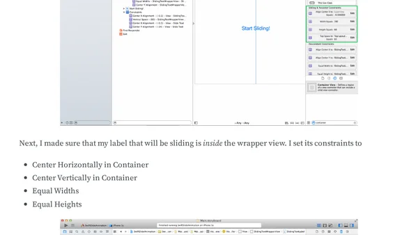 Slide In Animation in Swift