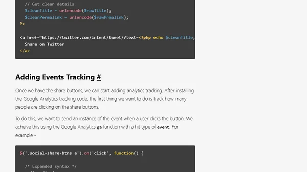 Custom, Scriptless, and Trackable Social Media Share Buttons