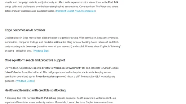 #AI horizons 25-10 – Copilot for M365 fall release