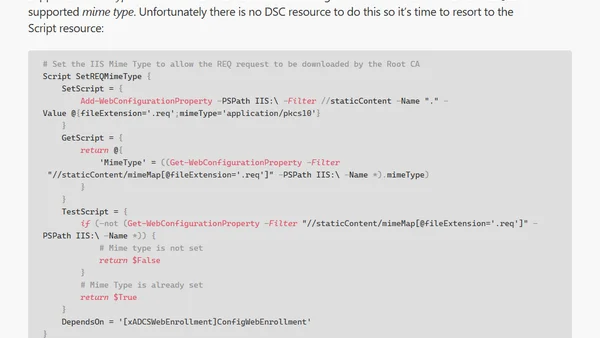 Installing a Two-Tier PKI using nothing but Desired State Configuration – Part 2