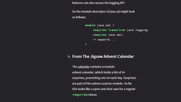 Implied Readability With requires transitive