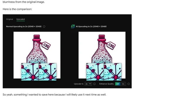 Upscaling images