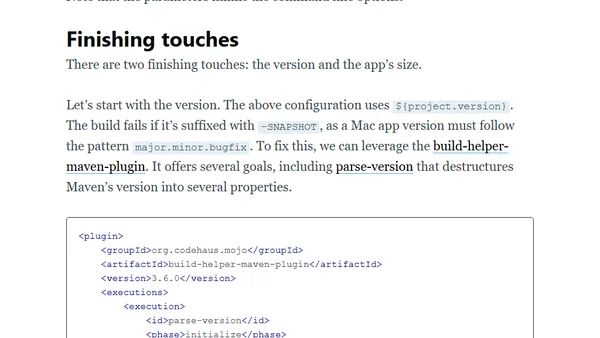 From a JAR to a full-fledged MacOS app