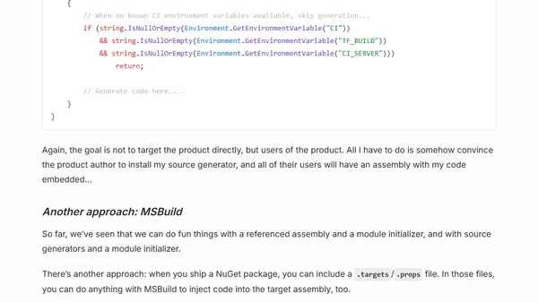 Building a supply chain attack with .NET, NuGet, DNS, source generators, and more!