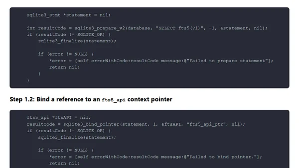 SQLite FTS5 Custom Auxiliary Functions