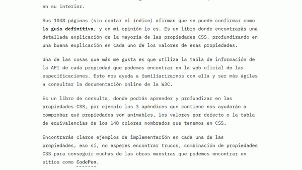 Libros CSS