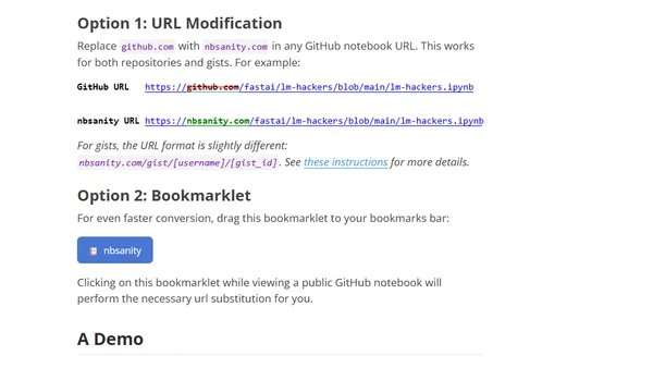 nbsanity - Share Notebooks as Polished Web Pages in Seconds