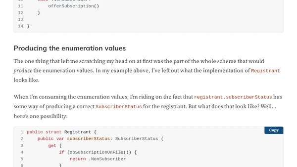 Enums Instead of Booleans – An Example Implementation