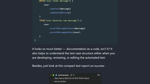 Painless BDD on iOS with XCTContext