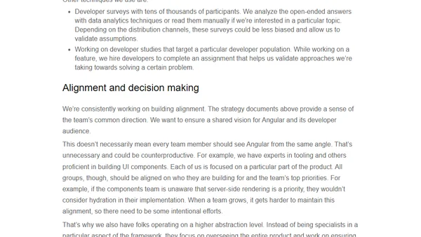 Managing Angular