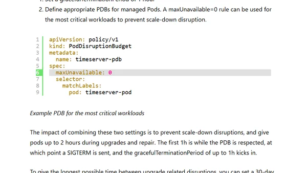 Minimizing Pod Disruption on Autopilot