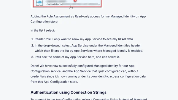 Introduction to Azure App Configuration for Developers with C# .NET Core