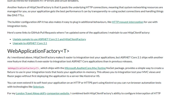 Upgrade to ASP.NET Core 2.1 for Productivity and Performance Gains