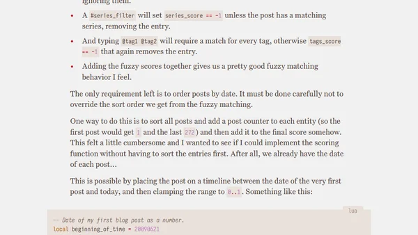 Browse posts with telescope.nvim