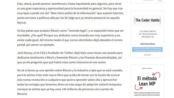 Nuevo libro sobre Bitcoin