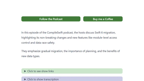 Swift 6 Migration